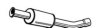 TOYOT 1742027020 Middle Silencer